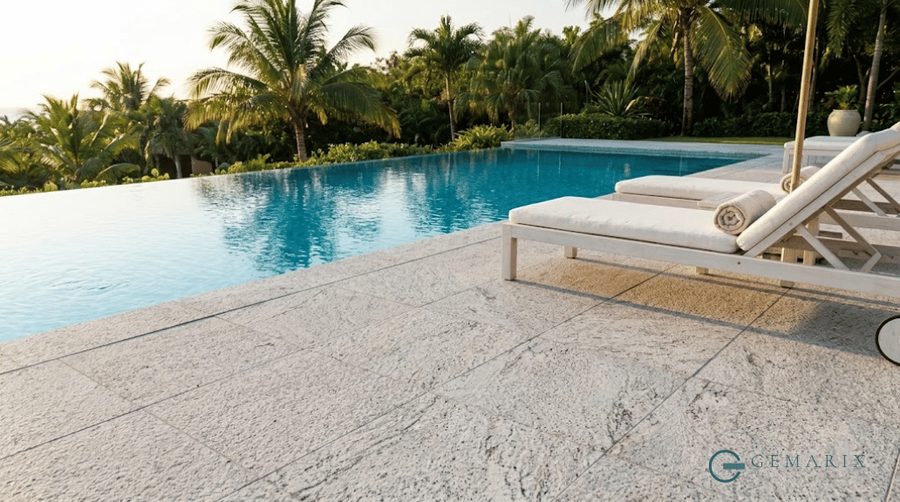 Andromeda White Granite Exterior Cladding