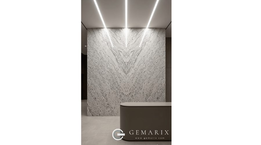 Andromeda White Granite Feature Walls