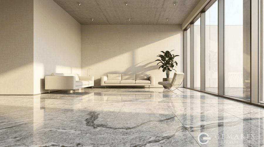 Aspen White Granite Flooring