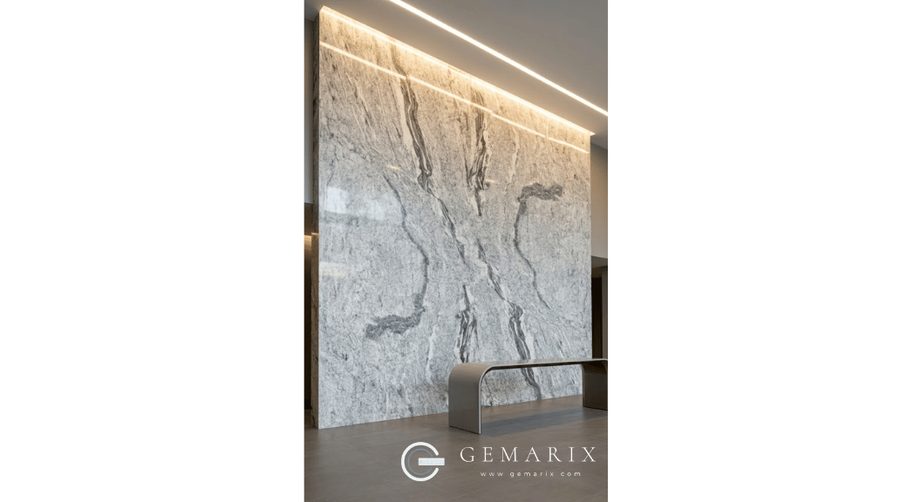 Aspen White Granite Wall Cladding