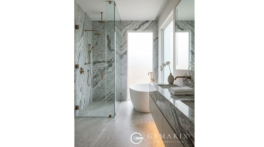 Aspen White Granite Bathroom Vanities