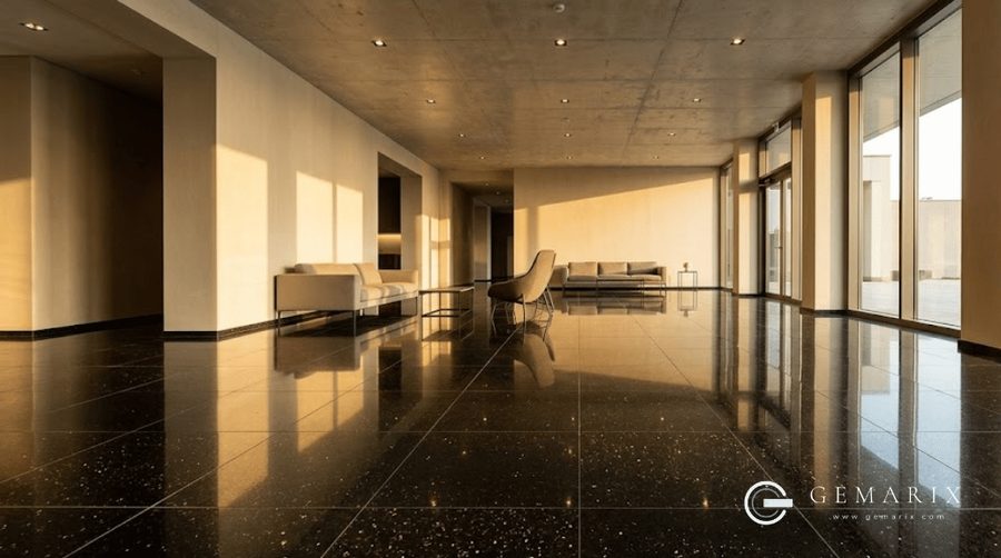 Black Galaxy Granite Flooring