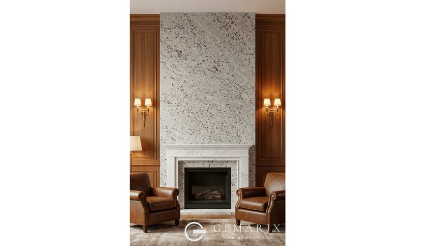 Classic White Granite Wall Cladding