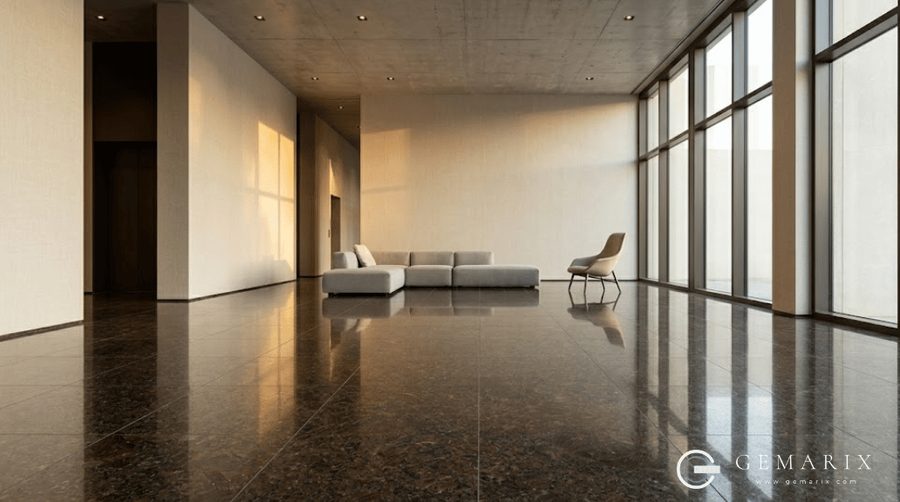 Coffee Brown Granite Flooring
