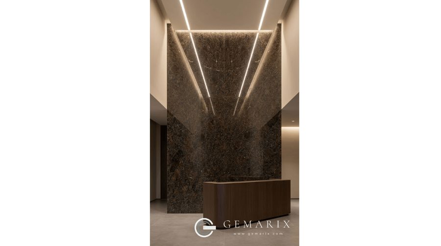 Coffee Brown Granite Wall Cladding