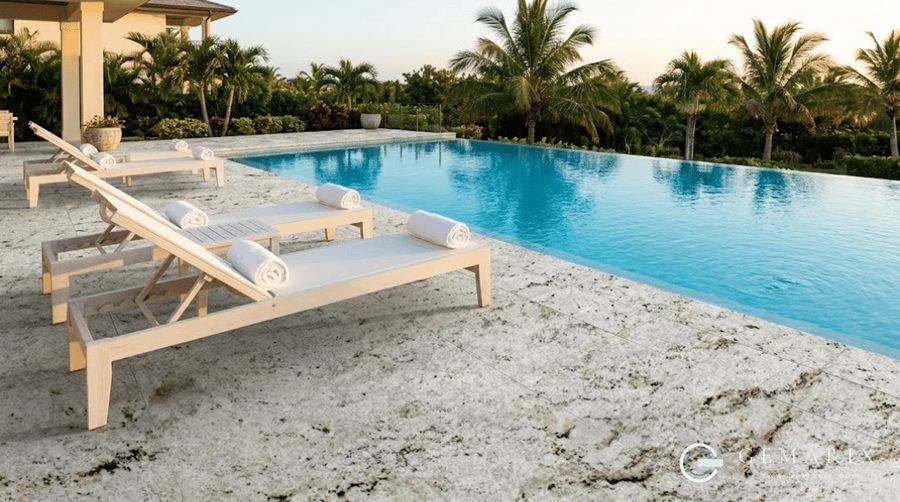 Colonial Cream Granite Exterior Paving