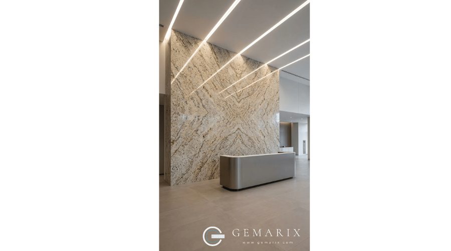 Colonial Gold Granite Feature Walls