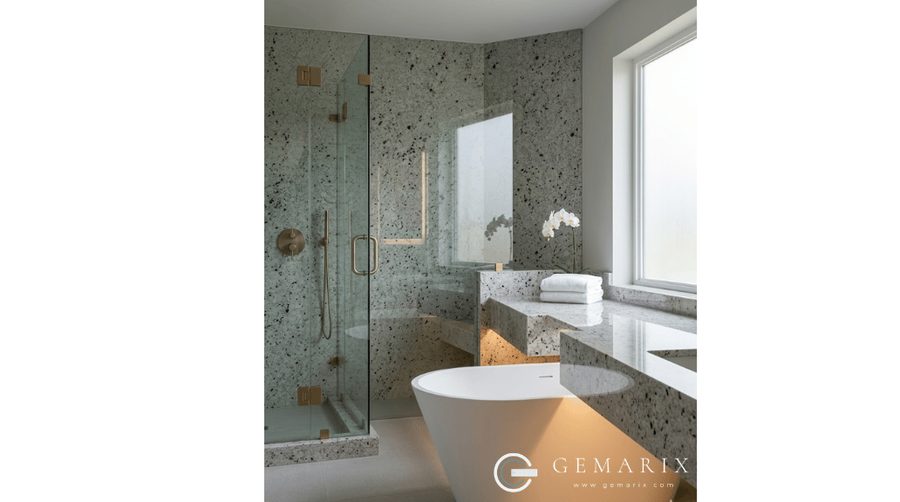 Colonial White Granite Bathroom Vanities