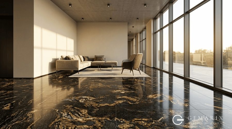 Fusion Black Granite 2 Flooring
