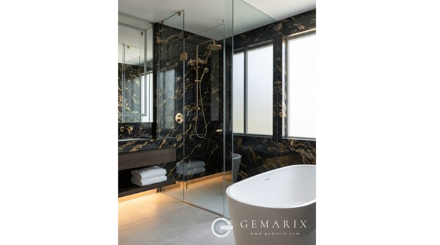 Fusion Black Granite 2 Bathroom Surfaces