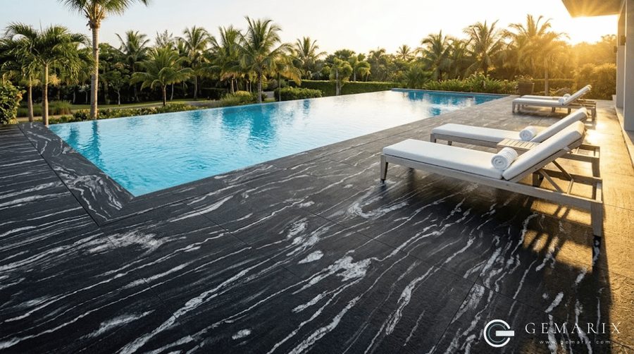 Fusion Black Granite Exterior Facades