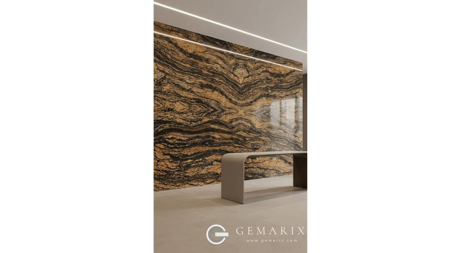 Fusion Gold Granite Feature Walls