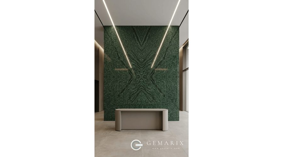 Hassan Green Granite Feature Walls