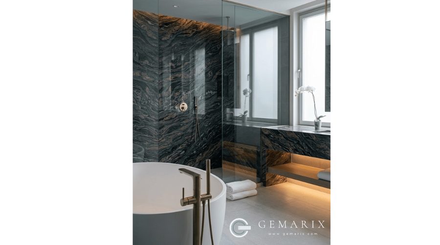 Himalayan Blue Granite Bathroom Surfaces