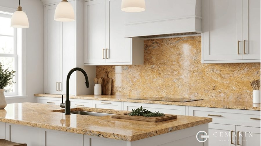Imperial Gold Granite Kitchen Countertops