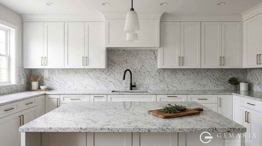 Imperial White Granite Kitchen Countertops