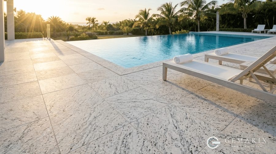 Imperial White Granite Exterior Cladding