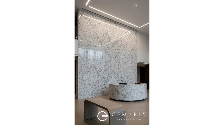 Imperial White Granite Wall Cladding