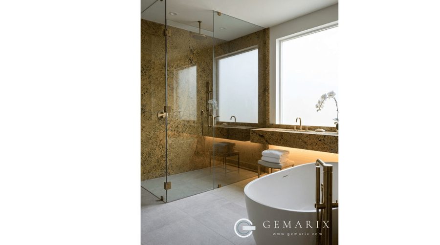 Inkas Gold Granite Bathroom Vanities