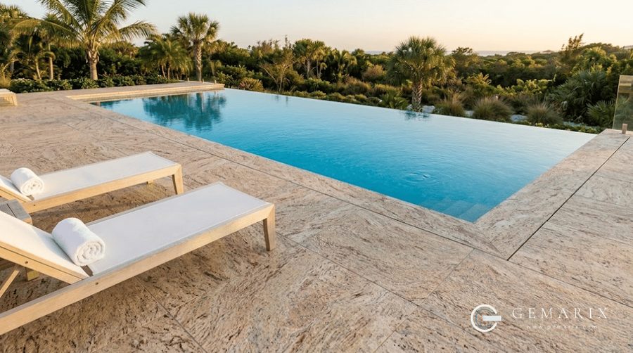 Ivory Brown Granite Exterior Paving