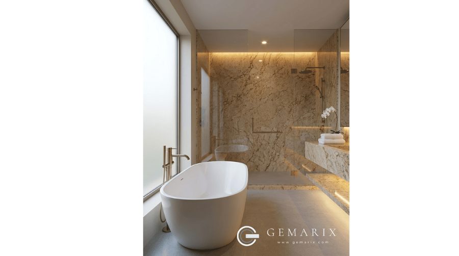 Ivory Gold Granite Bathroom Vanities