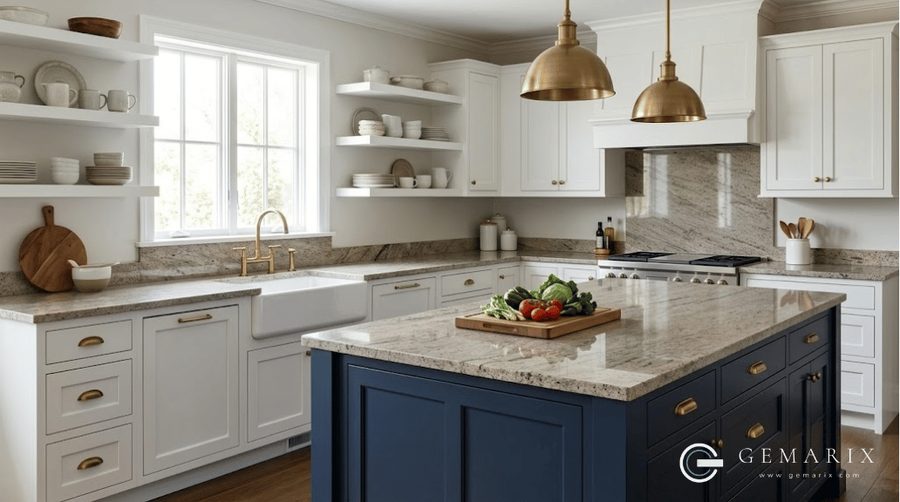 Jubilee Grey Granite Kitchen Countertops