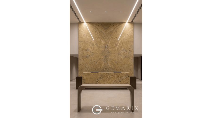 Kashmir Gold Granite Feature Walls