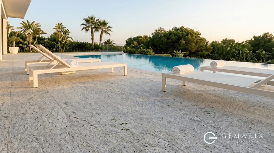 Kashmir White Granite Exterior Cladding