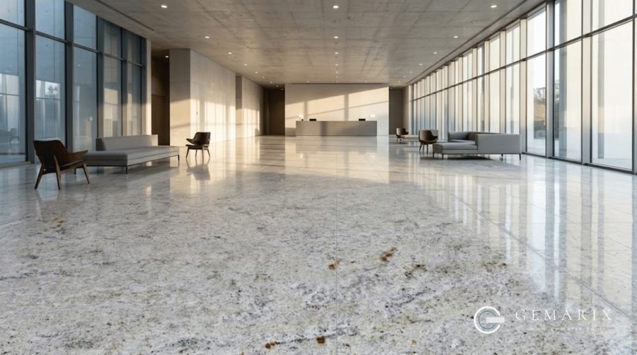 Kashmir White Granite Flooring