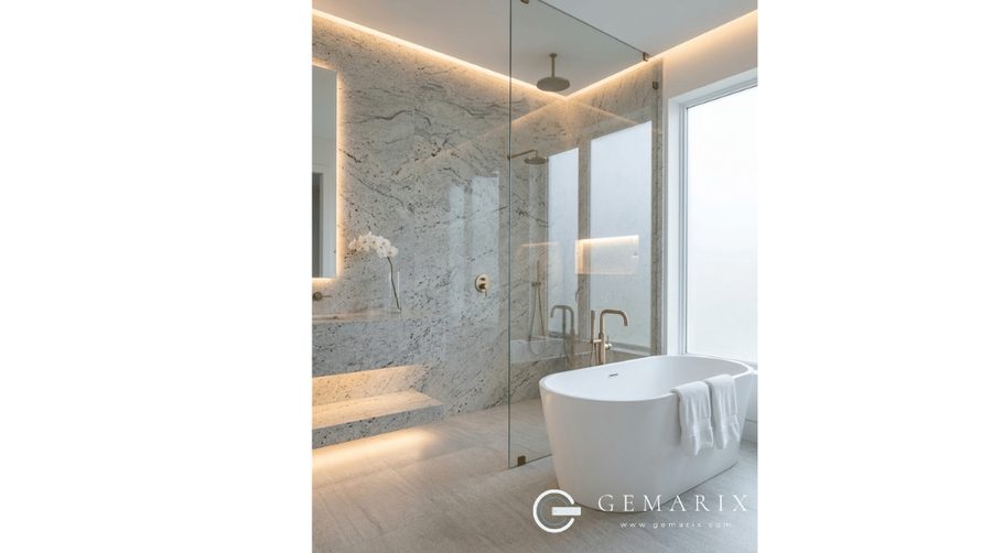 Kashmir White Granite Bathroom Vanities