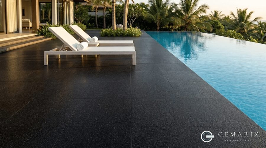 Khammam Black Granite Exterior Facades