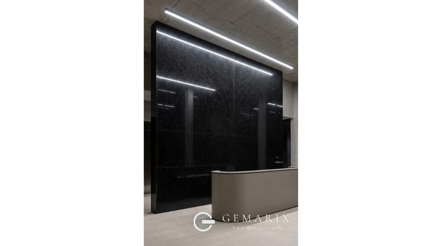 Khammam Black Granite Wall Cladding
