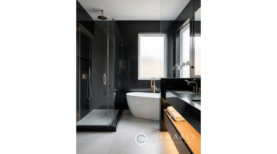 Khammam Black Granite Bathroom Surfaces