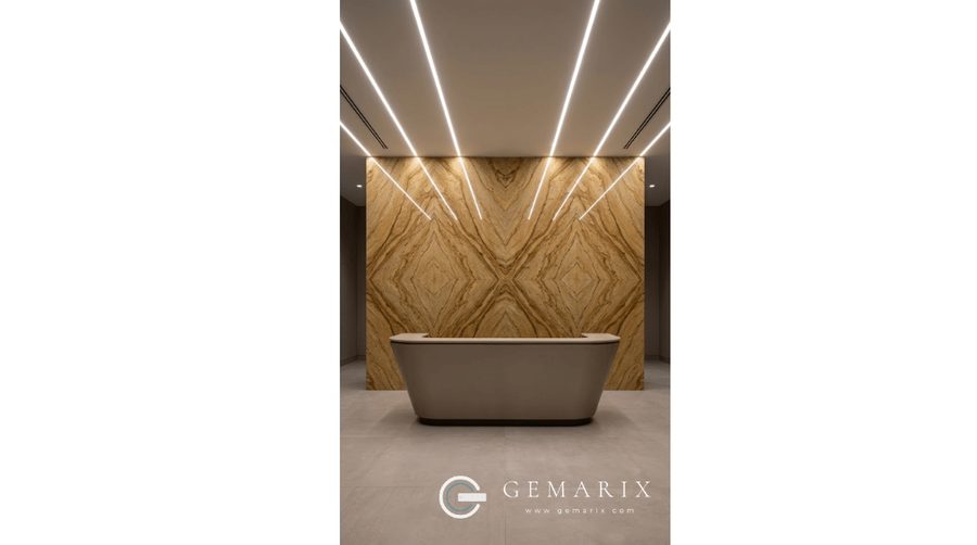 Madurai Gold Granite Feature Walls