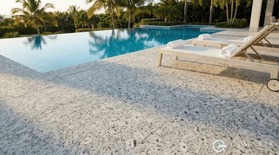 Moon White Granite Exterior Cladding
