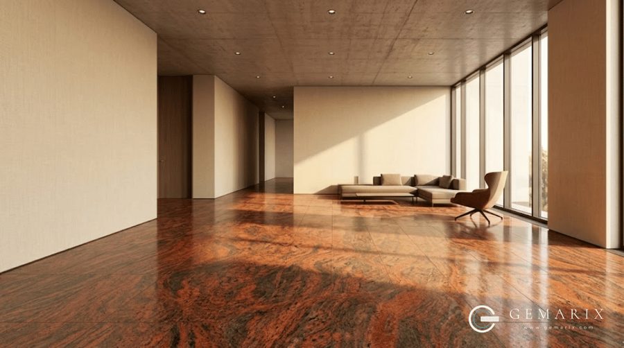 Red Multi Granite Flooring