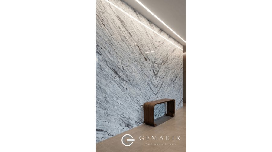 River White Granite Feature Walls