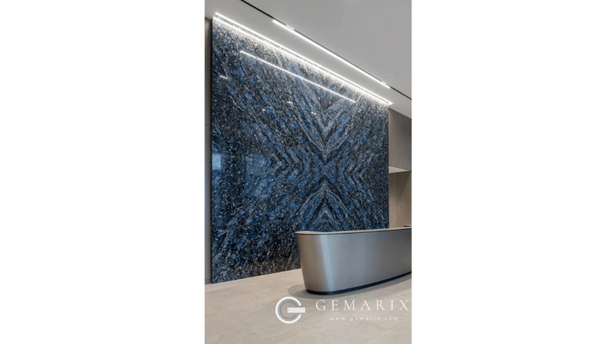 Sapphire Blue Granite Feature Walls