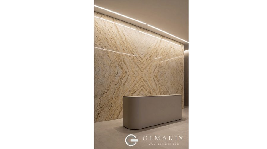 Shiva Gold Granite Feature Walls