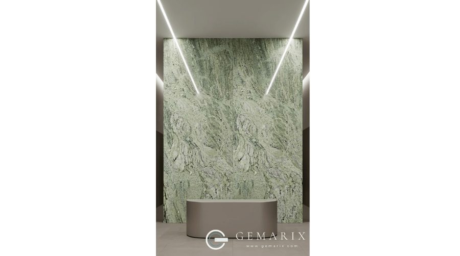 Surf Green Granite Feature Walls