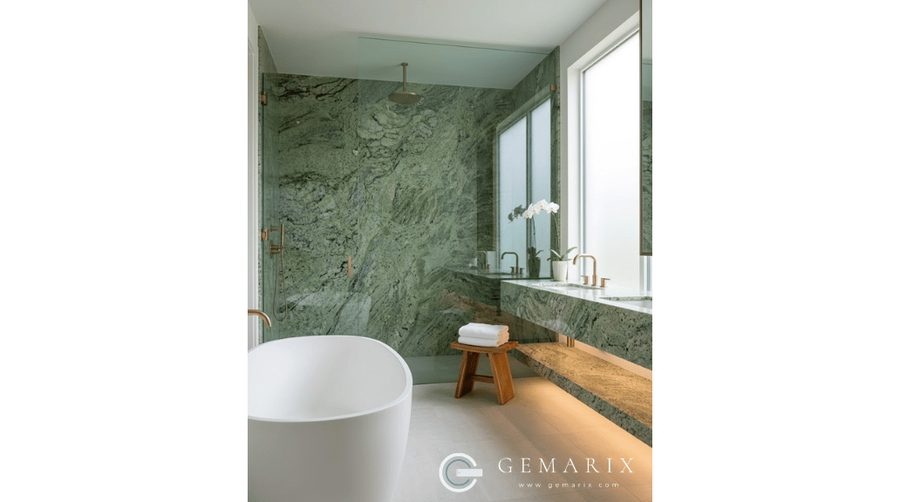 Surf Green Granite Bathroom Surfaces