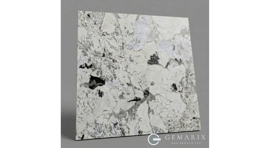 Alpinus White Granite Leathered finish