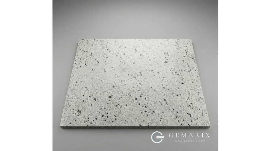 Amba White Granite Leathered finish