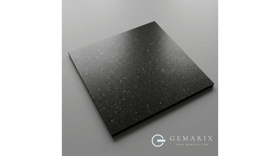 Black Galaxy Granite Leathered finish