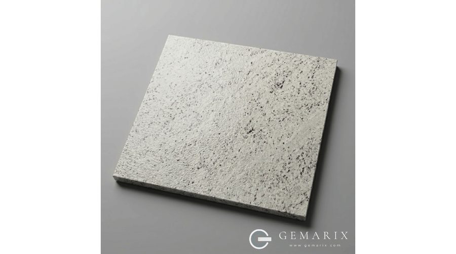 Classic White Granite Leathered finish