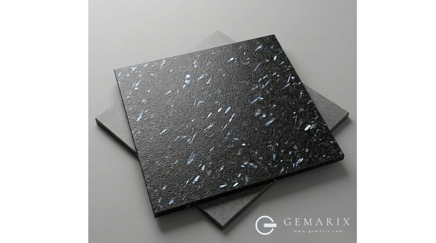 Flash Blue Granite Leathered finish