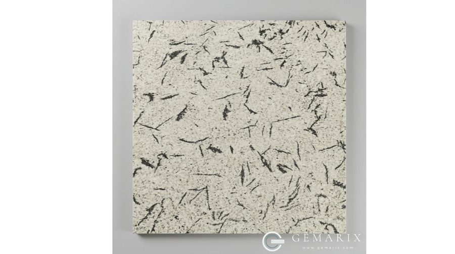 French White Granite Leathered finish