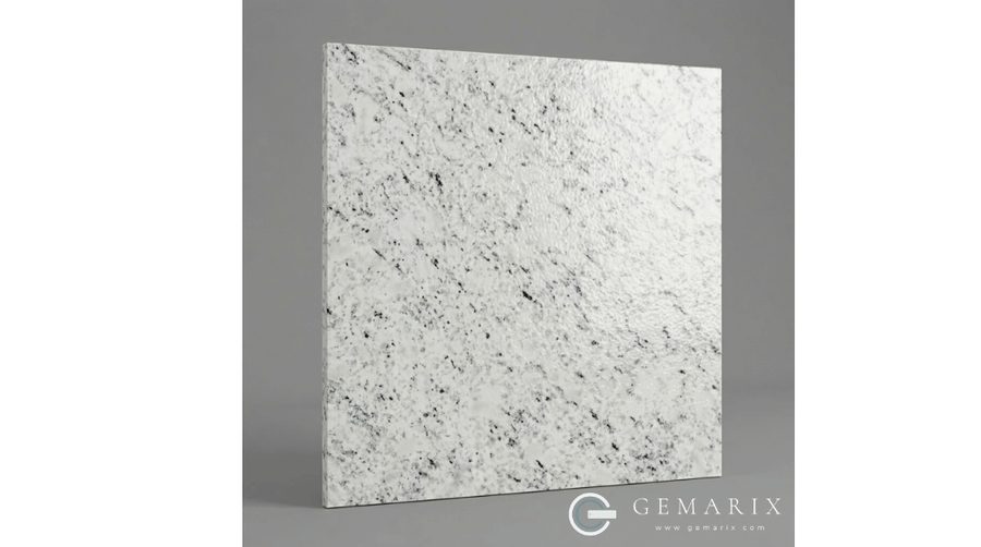 Imperial White Granite Leathered finish