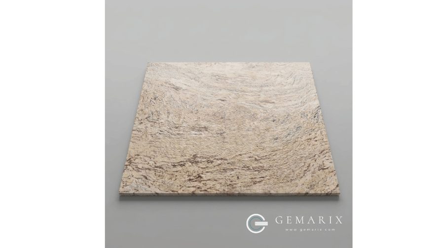 Ivory Brown Granite Leathered finish