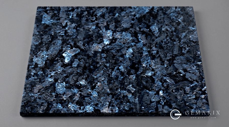 Labrador Blue Granite Leathered finish